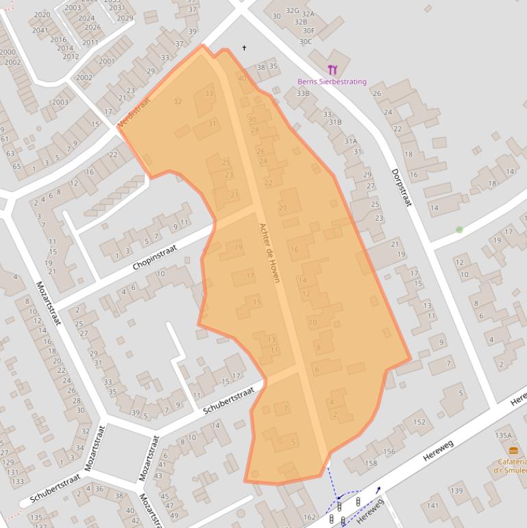 Kaart van postcodegebied 6373JG.