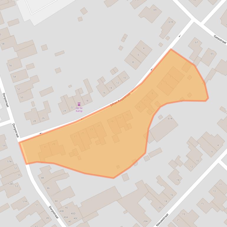 Kaart van postcodegebied 6373JH.