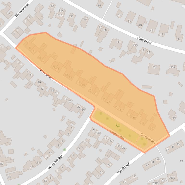 Kaart van postcodegebied 6373JL.