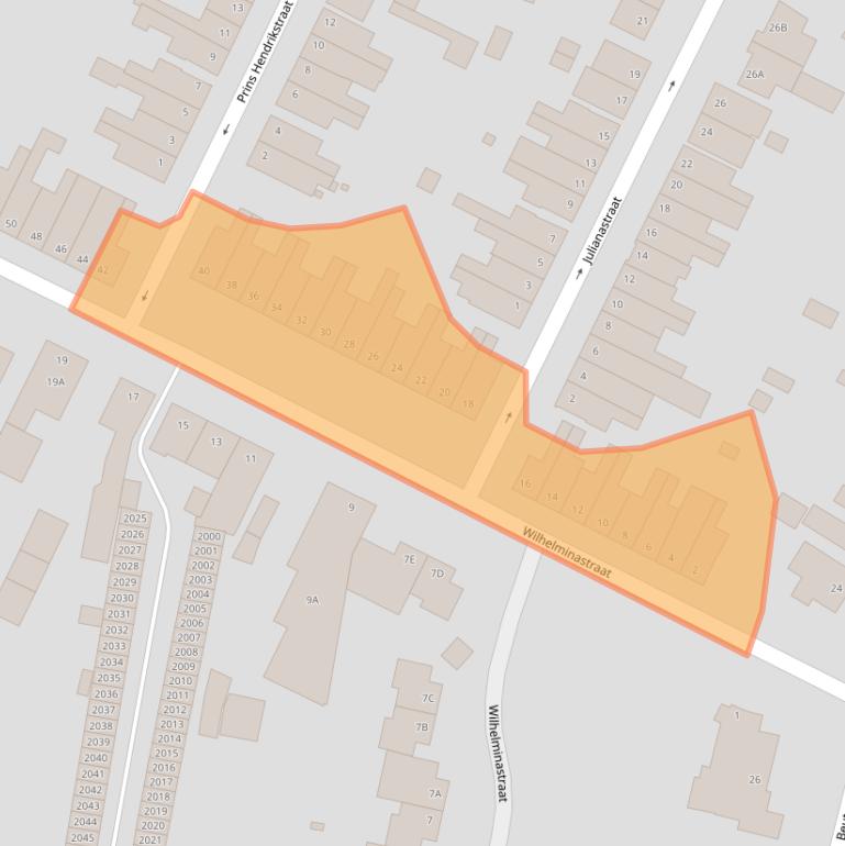 Kaart van postcodegebied 6373JT.