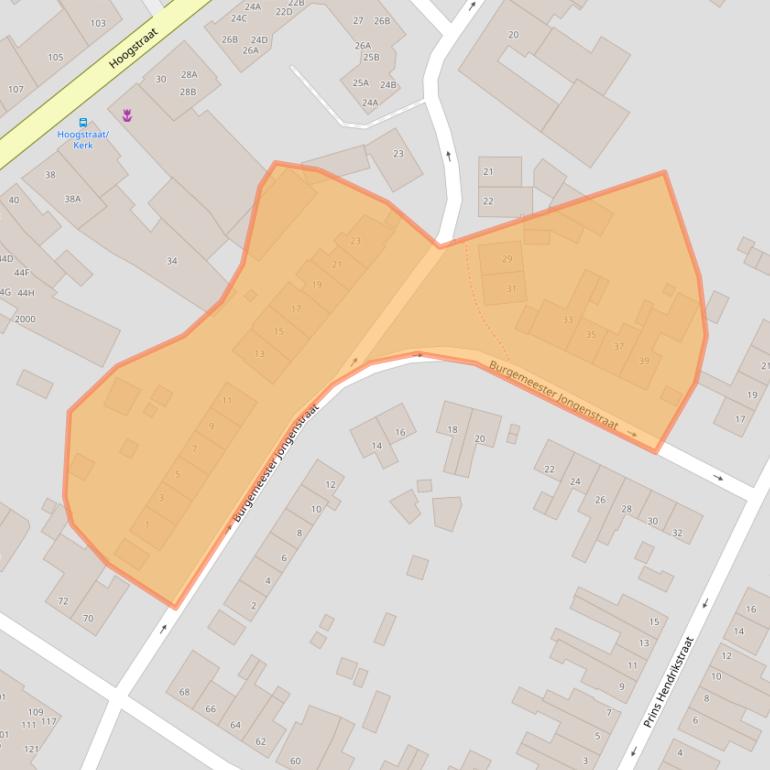 Kaart van postcodegebied 6373JW.