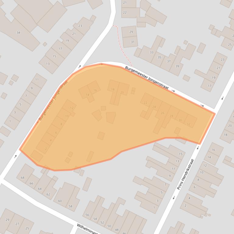 Kaart van postcodegebied 6373JX.