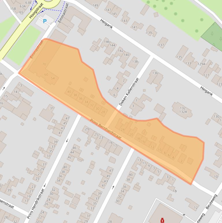 Kaart van postcodegebied 6373KK.