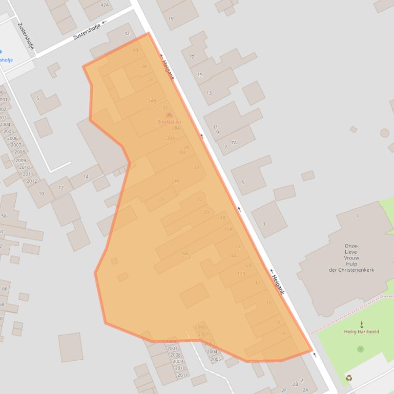 Kaart van postcodegebied 6373KR.