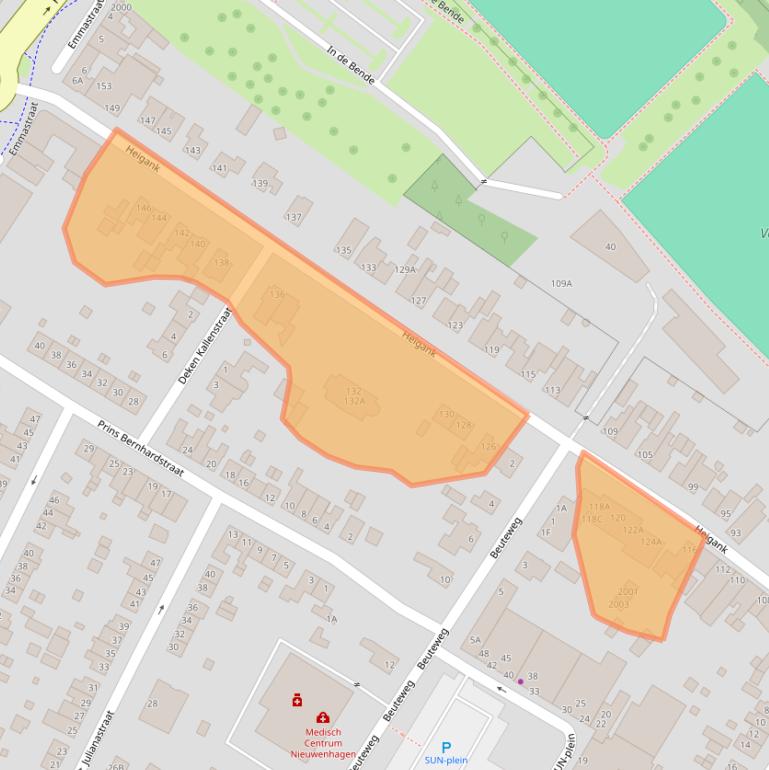 Kaart van postcodegebied 6373KV.