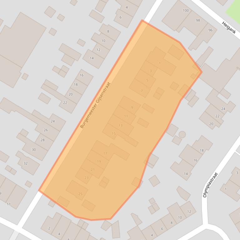 Kaart van postcodegebied 6373LA.