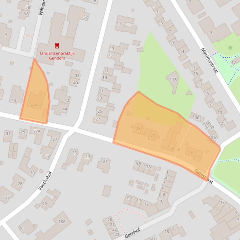 Kaart van postcodegebied 6373LR.