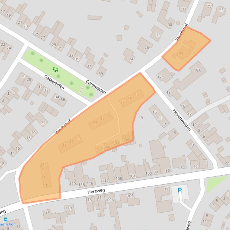 Kaart van postcodegebied 6373LT.