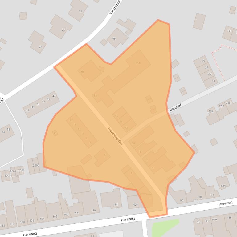 Kaart van postcodegebied 6373LW.