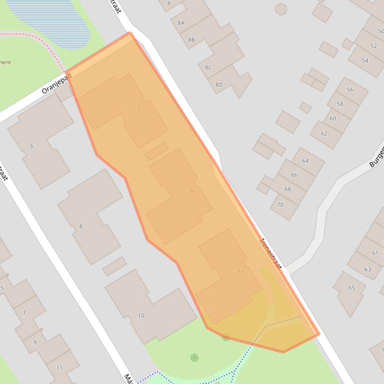 Kaart van postcodegebied 6373NG.