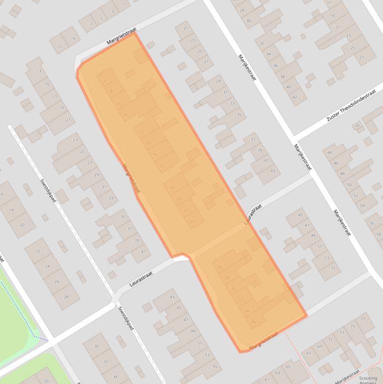 Kaart van postcodegebied 6373NP.