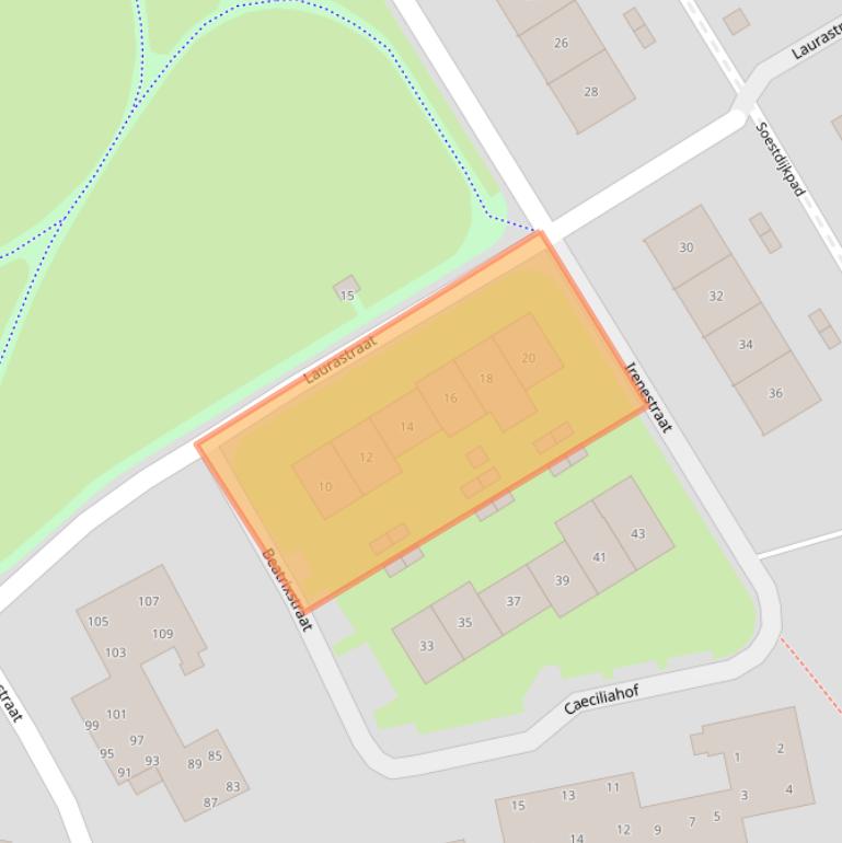 Kaart van postcodegebied 6373PE.