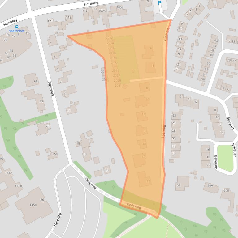 Kaart van postcodegebied 6373TJ.