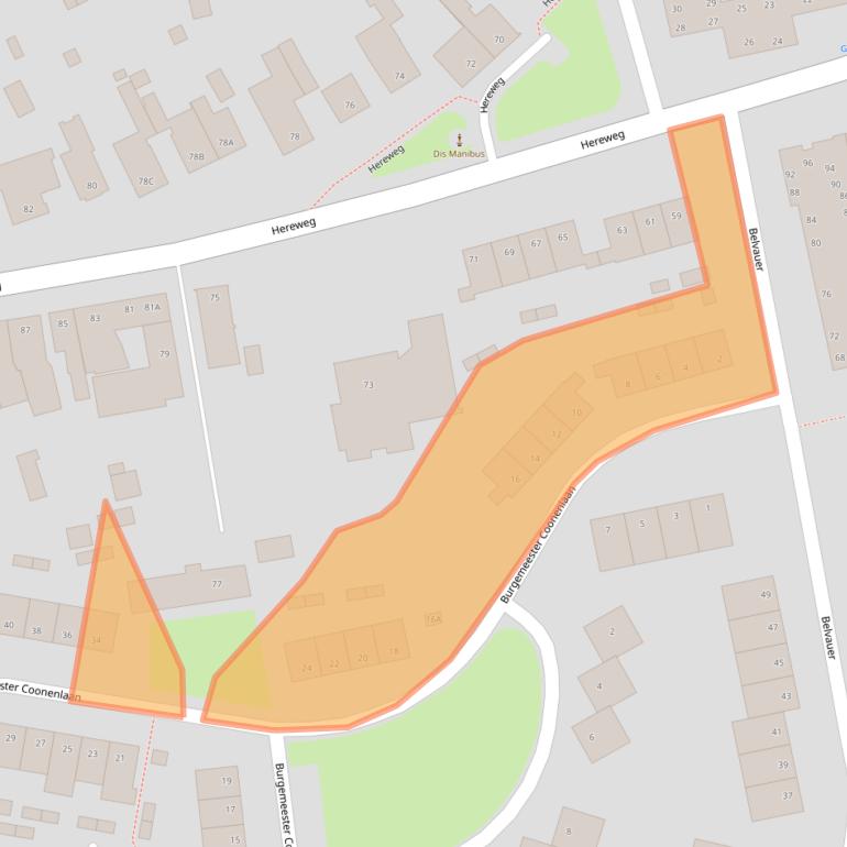 Kaart van postcodegebied 6373TM.