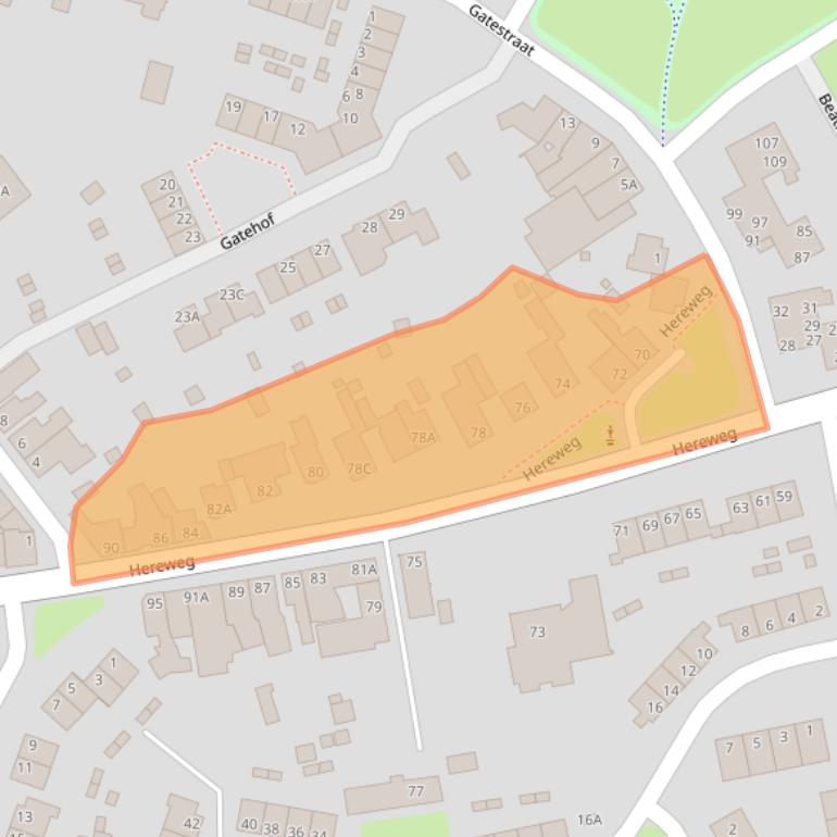 Kaart van postcodegebied 6373VK.