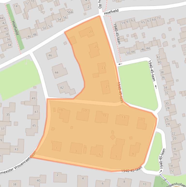 Kaart van postcodegebied 6373VR.