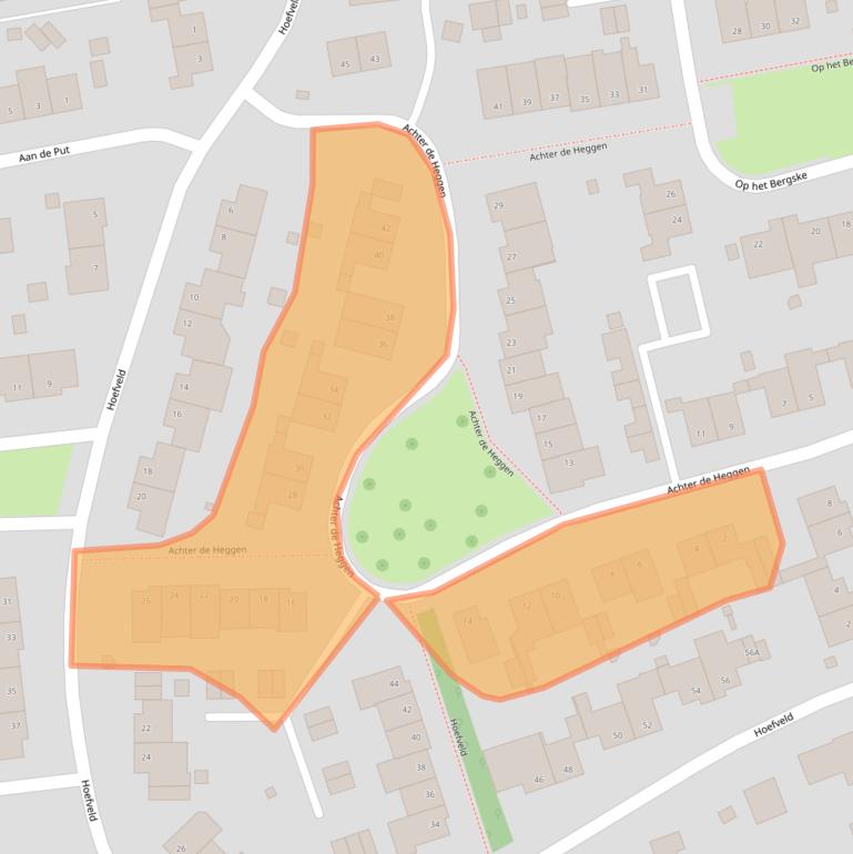 Kaart van postcodegebied 6373XC.