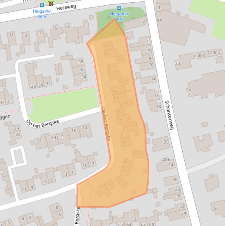 Kaart van postcodegebied 6373XD.