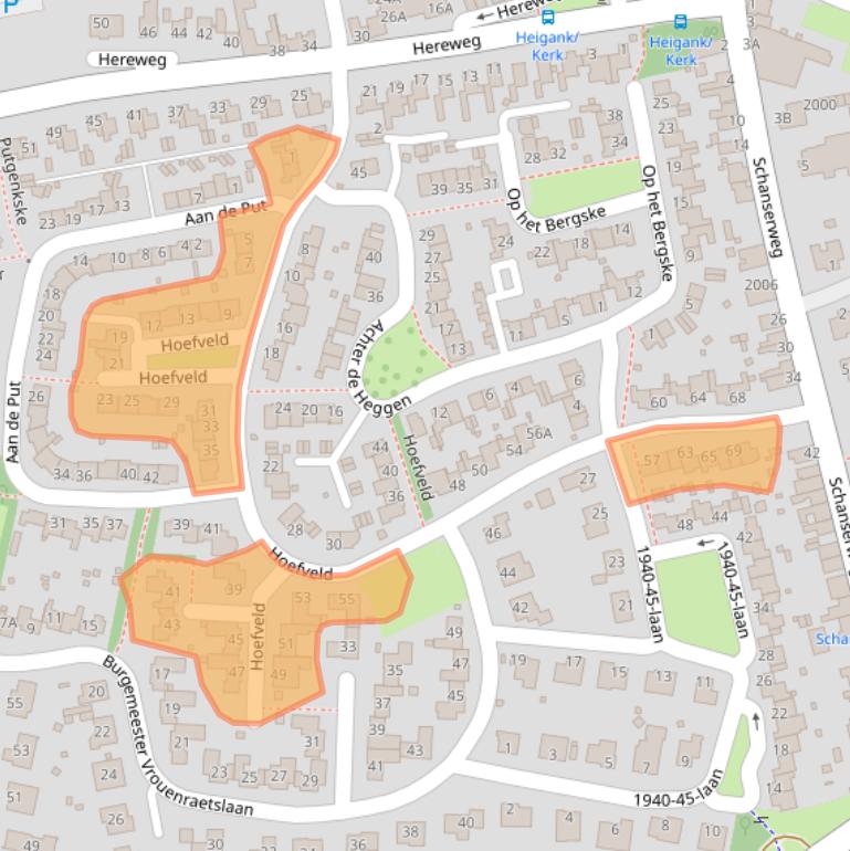 Kaart van postcodegebied 6373XM.