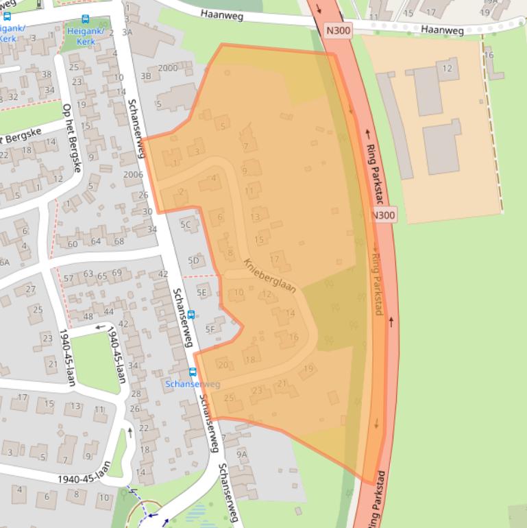 Kaart van postcodegebied 6373XT.