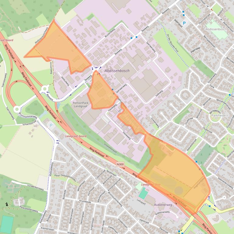 Kaart van postcodegebied 6374AC.