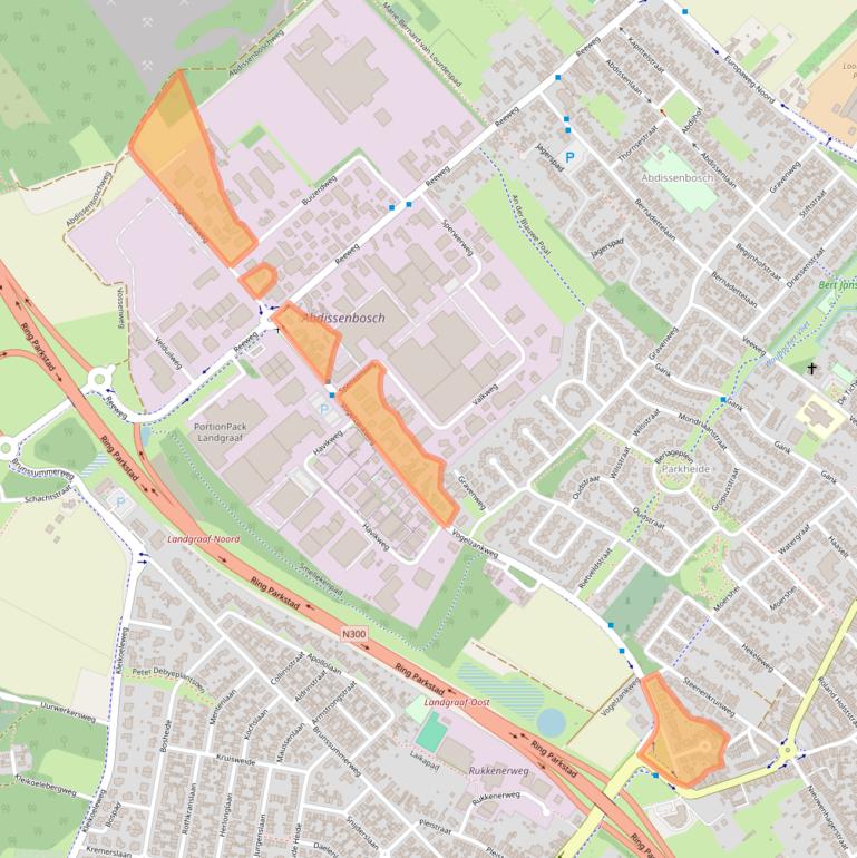 Kaart van postcodegebied 6374AH.