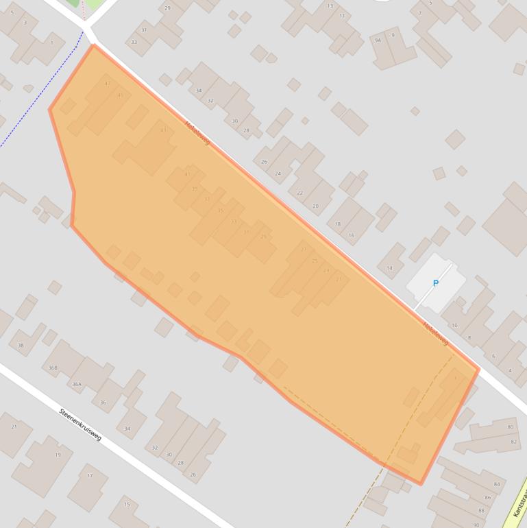 Kaart van postcodegebied 6374AJ.