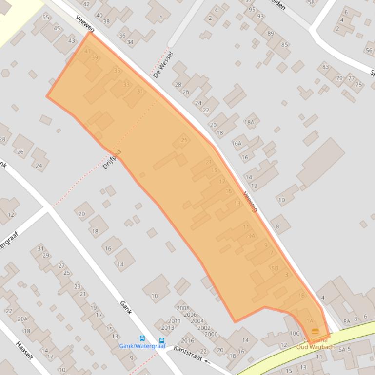 Kaart van postcodegebied 6374AM.