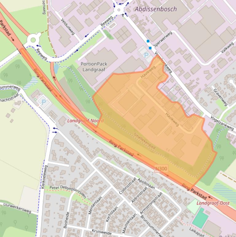 Kaart van postcodegebied 6374AZ.
