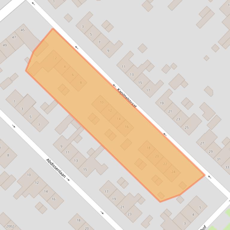 Kaart van postcodegebied 6374BR.