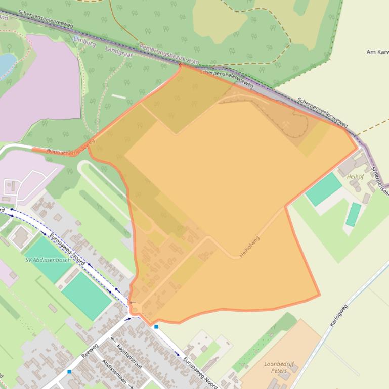 Kaart van postcodegebied 6374CA.