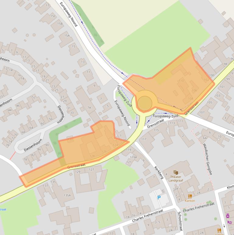 Kaart van postcodegebied 6374CV.