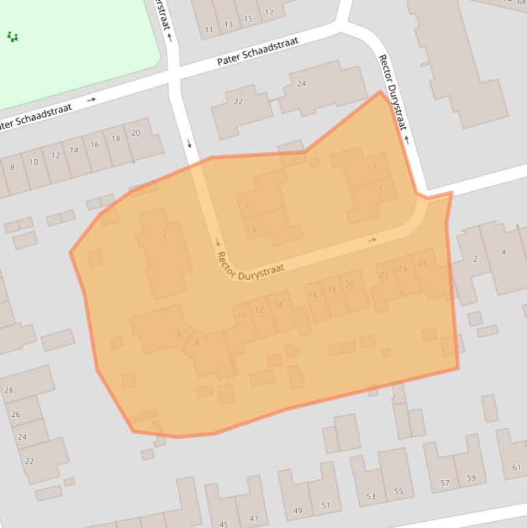 Kaart van postcodegebied 6374DX.
