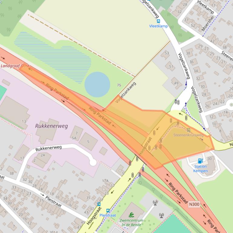 Kaart van postcodegebied 6374EA.