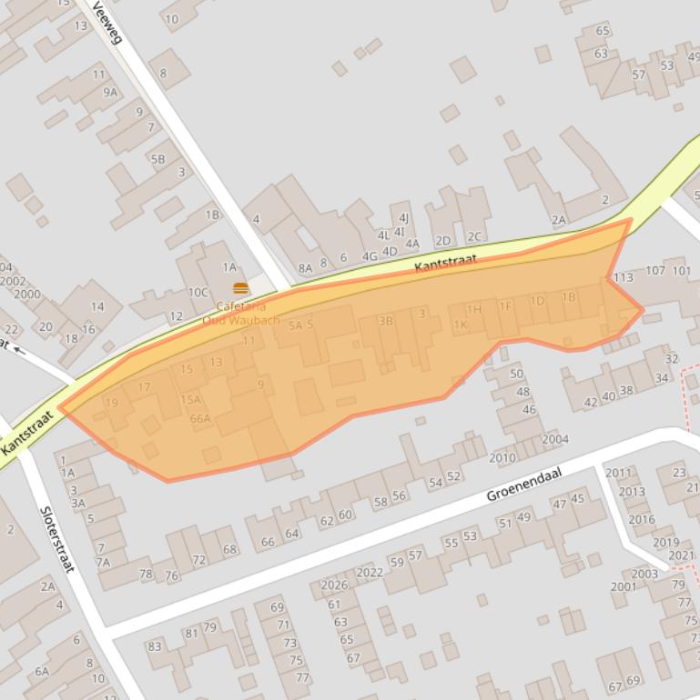 Kaart van postcodegebied 6374ED.