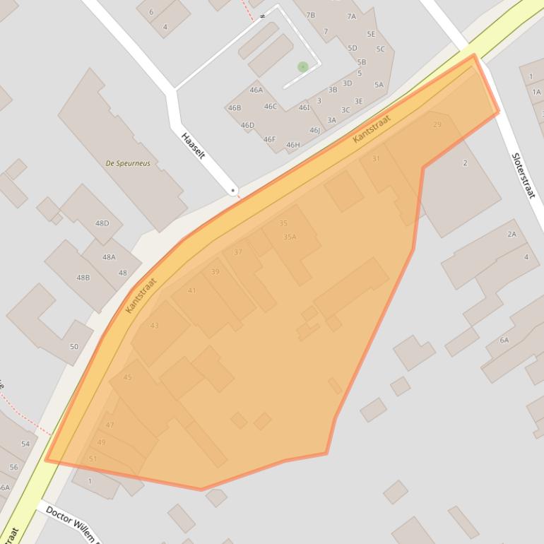 Kaart van postcodegebied 6374EE.