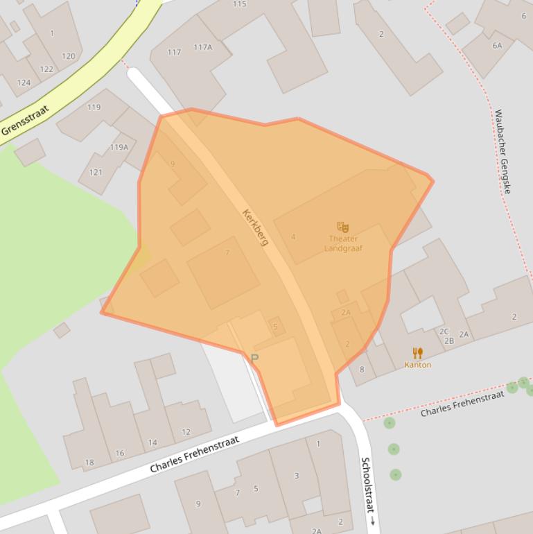 Kaart van postcodegebied 6374ES.