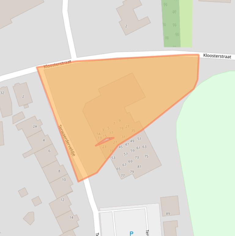 Kaart van postcodegebied 6374GA.