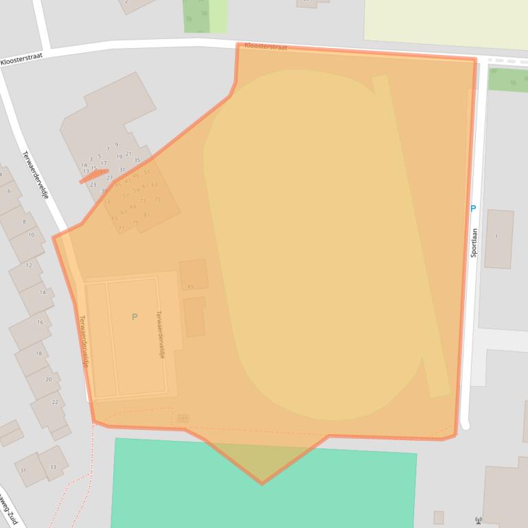 Kaart van postcodegebied 6374GB.