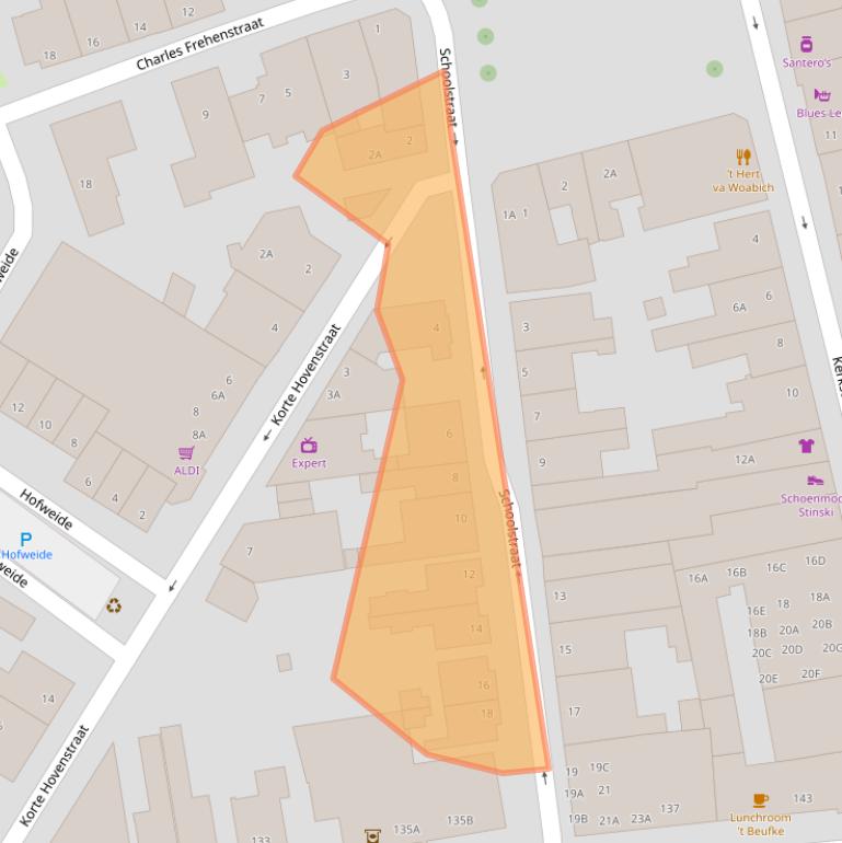 Kaart van postcodegebied 6374GE.