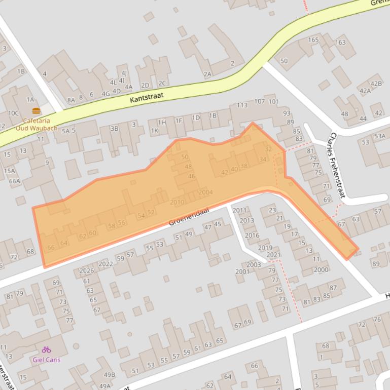 Kaart van postcodegebied 6374GL.