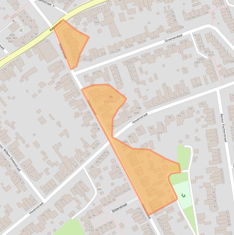 Kaart van postcodegebied 6374GN.