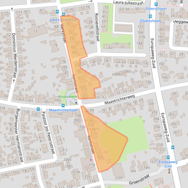 Kaart van postcodegebied 6374HJ.