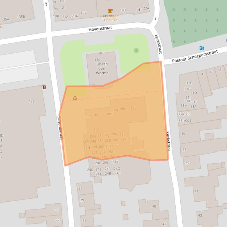 Kaart van postcodegebied 6374HL.