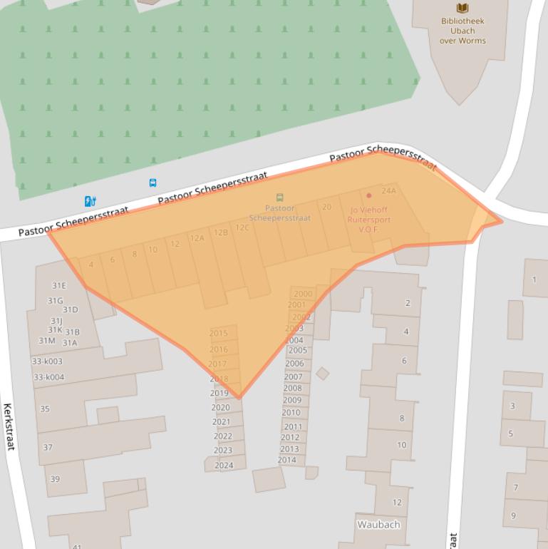 Kaart van postcodegebied 6374HS.