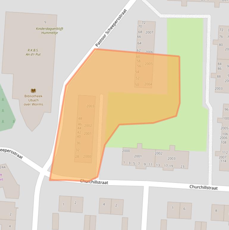 Kaart van postcodegebied 6374HT.