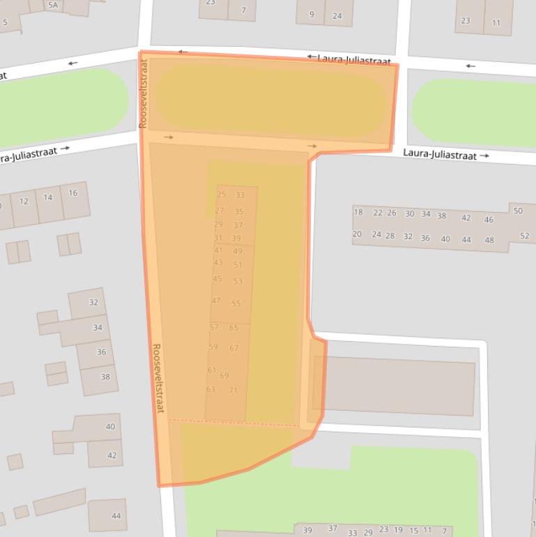 Kaart van postcodegebied 6374JB.