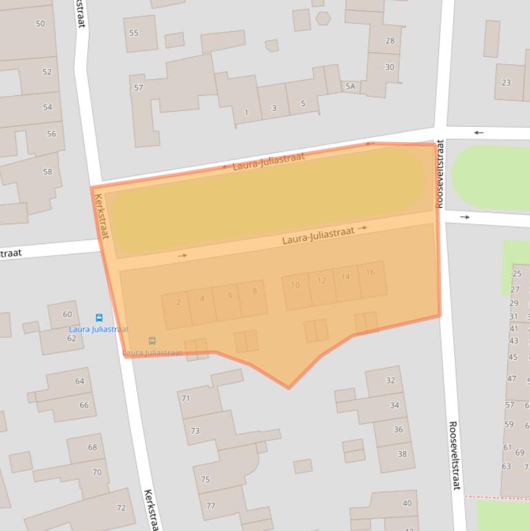 Kaart van postcodegebied 6374JE.