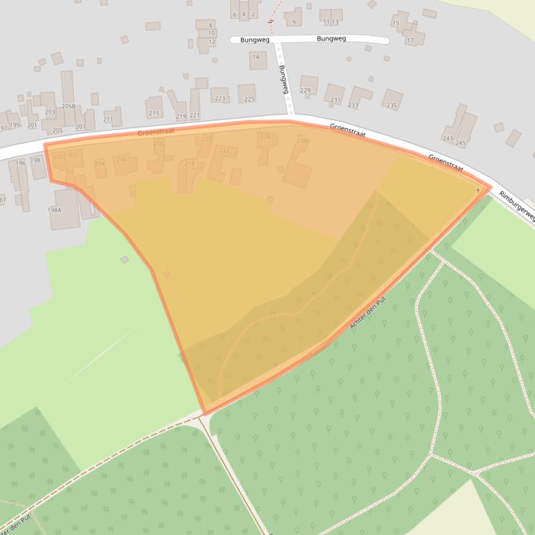 Kaart van postcodegebied 6374JW.