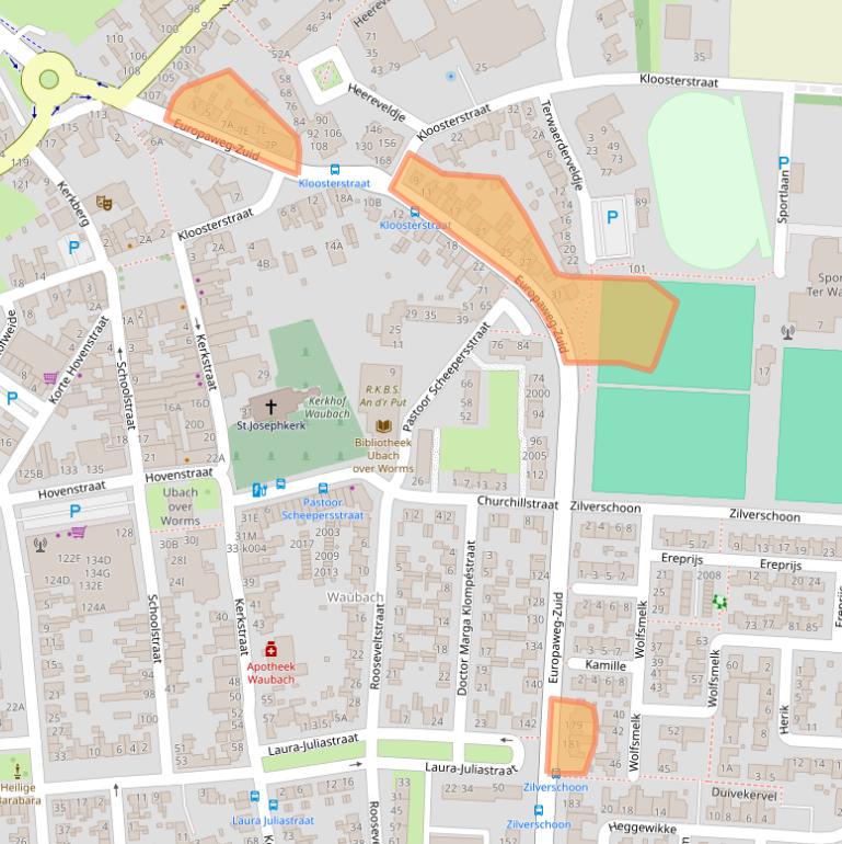 Kaart van postcodegebied 6374KG.